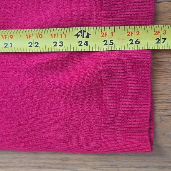 CROFT AND BARROW BRAND WOMEN'S PINK FRONT BUTTON CARDIGAN SIZE LARGE - Picture 11 of 15